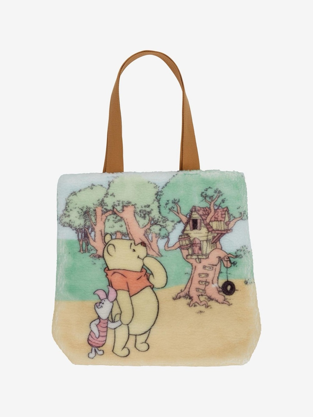 HER UNIVERSE DISNEY Winnie The Pooh Fuzzy Tote Bag NEW